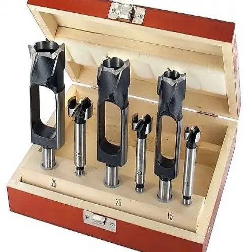  6-tlg. Zapfenschneider und Forstnerbohrer Set WS - Ø 15-20