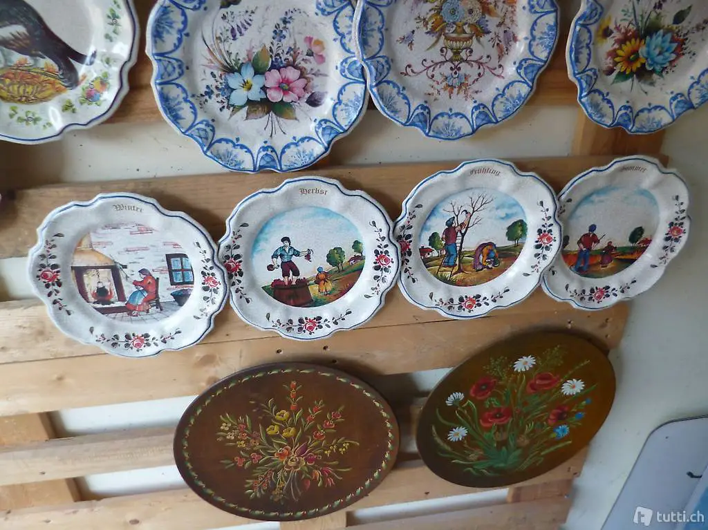 Wandteller 4 jahreszeiten