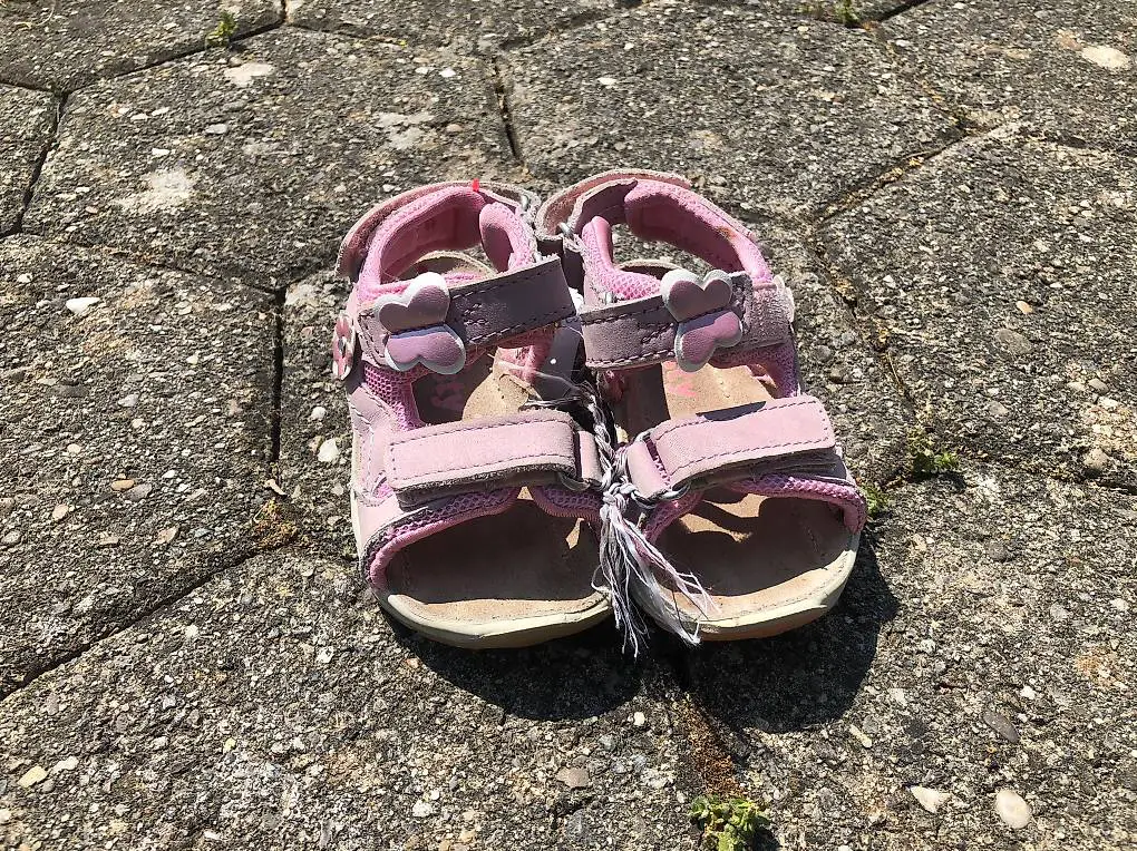 Mädchen-Sandalen Gr. 21 rosa
