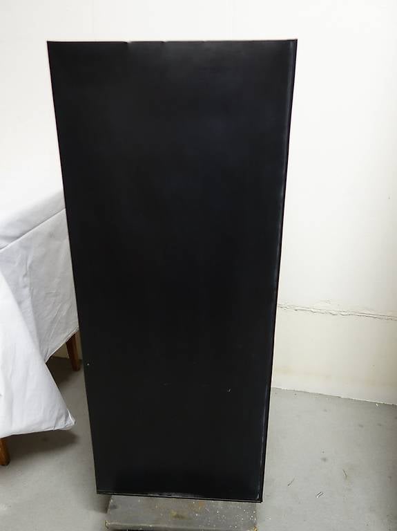 10f Pflanzenkübel hoch, Blech schwarz für Innenbereich