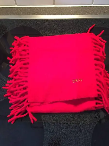 DKNY Original Schal Rot