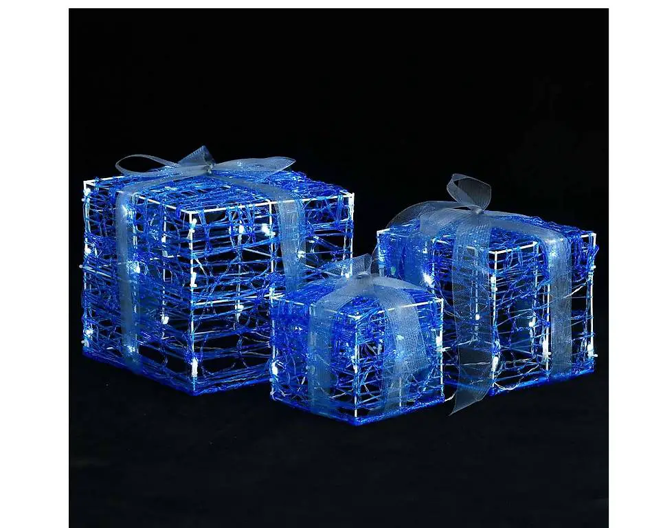 Geschenkboxen 3 Stk. Weihnachtsdekoration