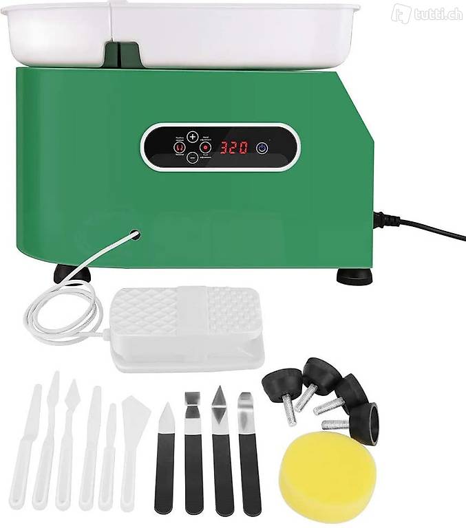  Elektrische Töpferscheibe Maschine mit LCD-Anzeige 350W