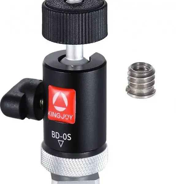  Kingjoy BD-0S Mini Ball Kopf Mount mit Hot Schuh Adapter