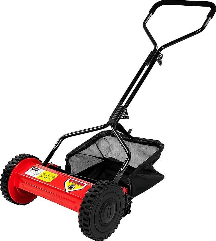 Handrasenmäher mit 21 Liter Fangkorb