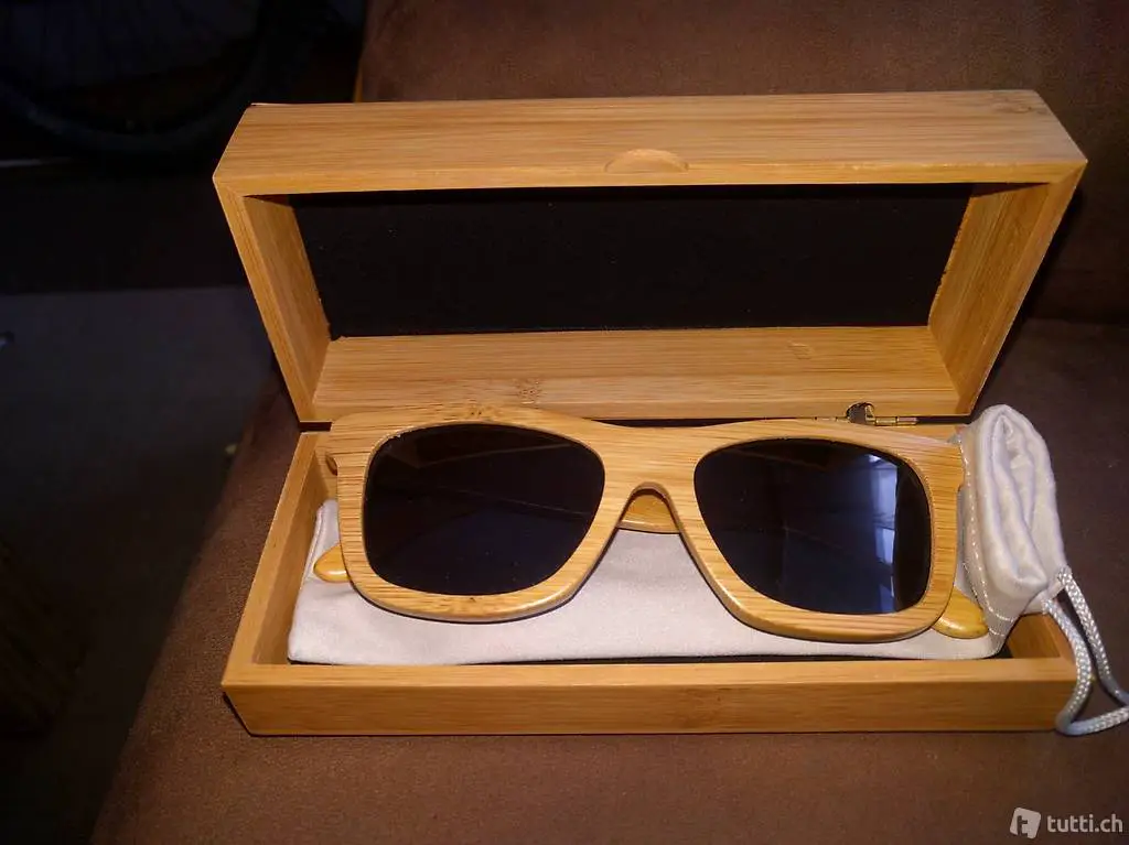 Sonnenbrille aus Bambus