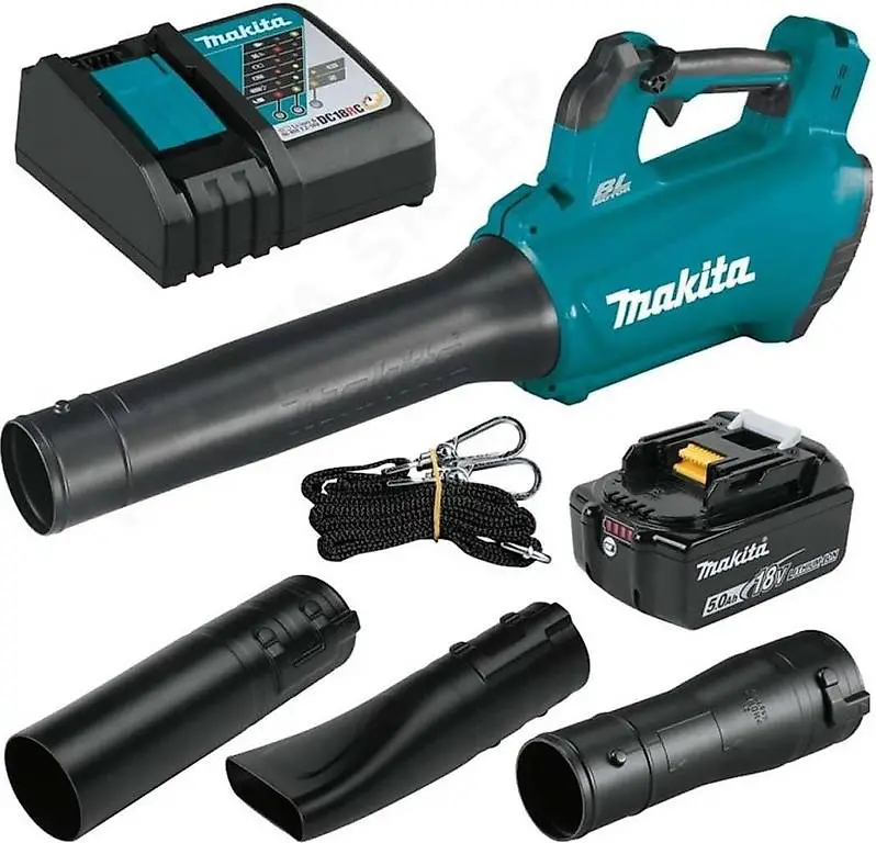 Makita DUB184RT Laubbläser + 1 x 18V 5Ah Li-Ion Akku
