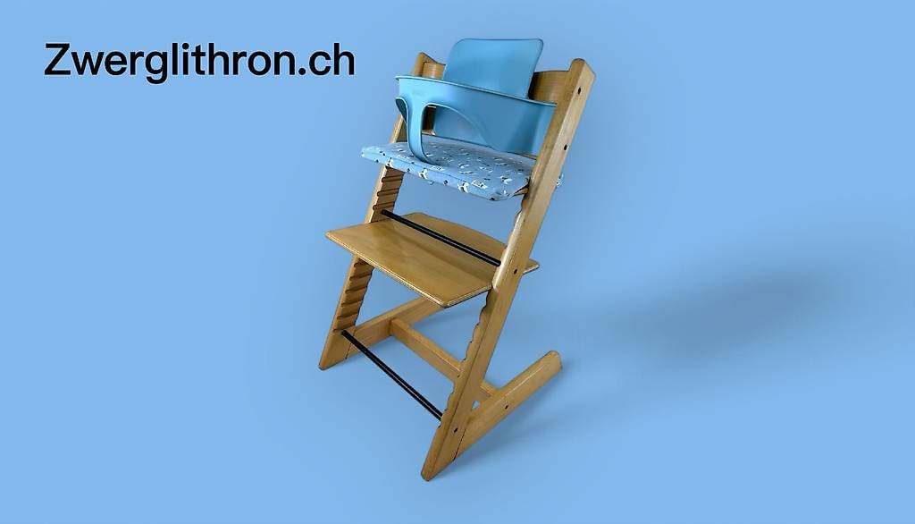 Stokke® Tripp Trapp inkl. Babyset & Kissen / Buche