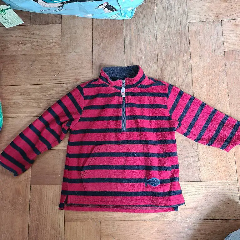 Faserpelz/ Fleecepullover grösse 92