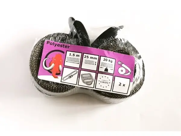 2 NEUE Universalgurte/Bindegurte Mamutec 1.5 Meter x 25 mm