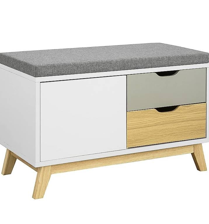 Schuhbank mit 2 Schubladen