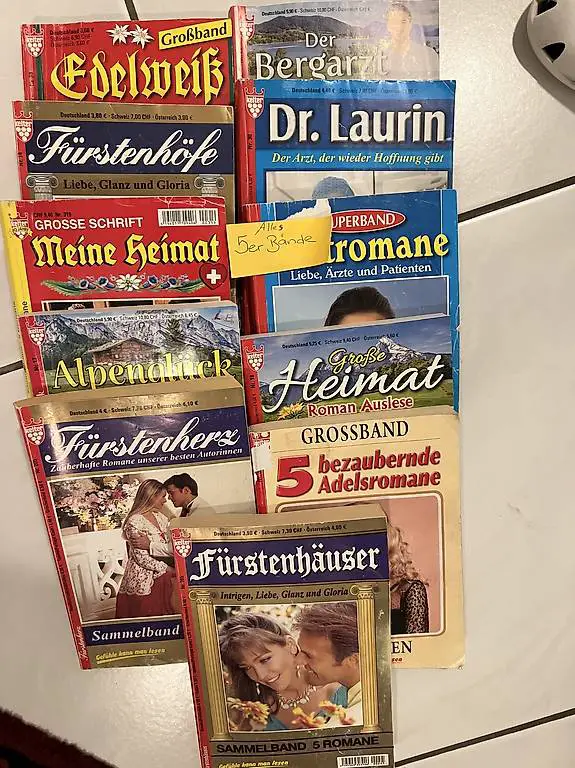 Romanheftli 1er/3er/5er Band ab