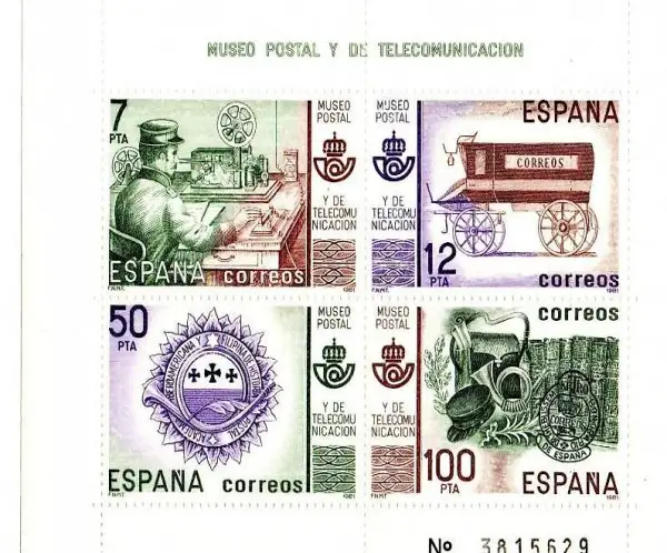 Wunderschön : BriefmarkenBlock Espana 1981