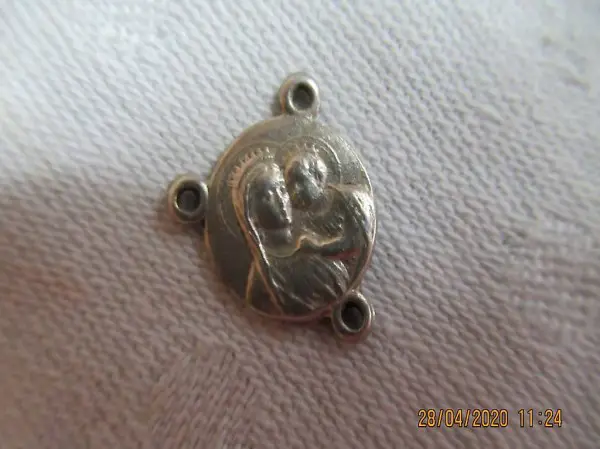  Mario mit Jesuskind, stammt von eiem gesegneten Rosenkranz