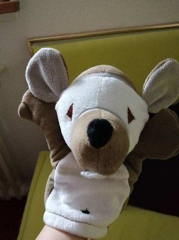 Handpuppe Maus