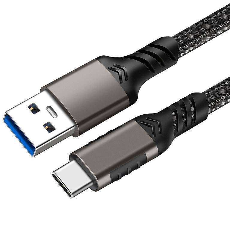 Portofrei 1 meter USB-C Kabel 10Gbps 3A USB 3.2 Quick Charge