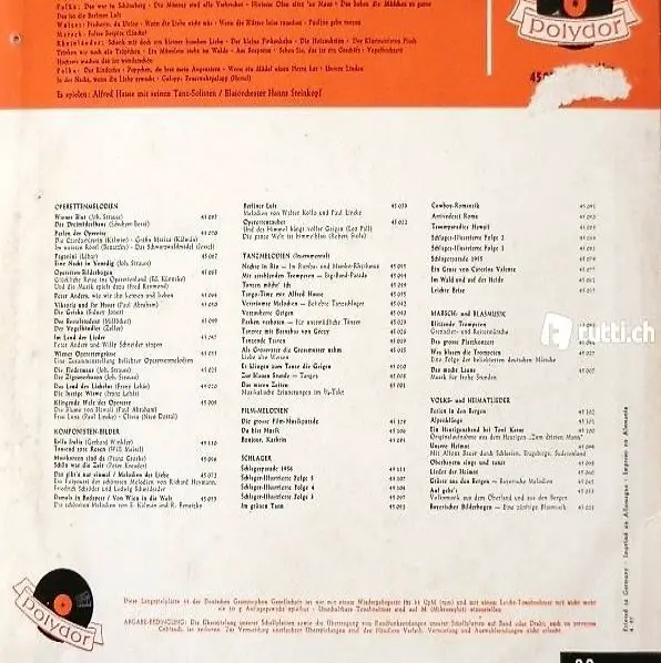 LP von 1957 Polydor