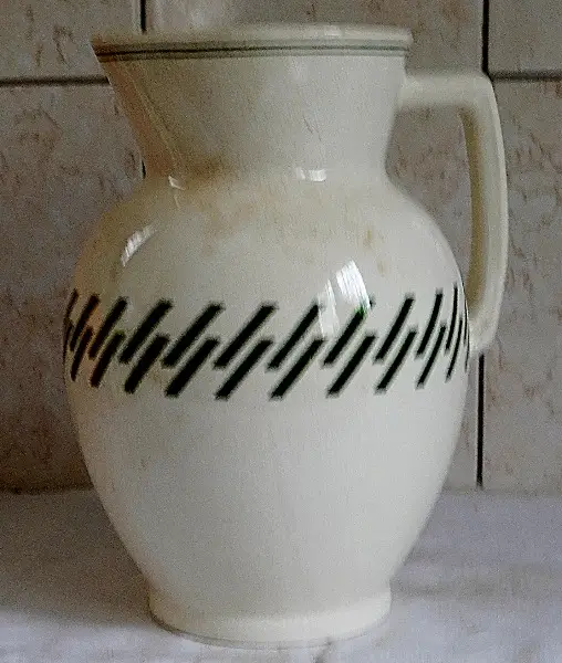 Wasserkrug Steingut gross