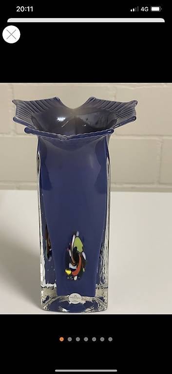 Sarner Kristalvase Hand Made