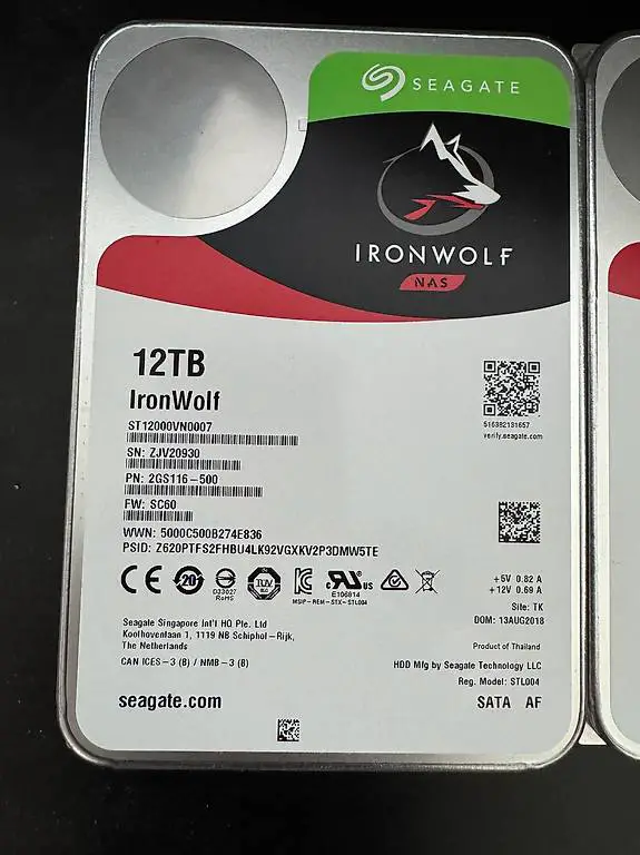 Seagate Ironwolf 12TB