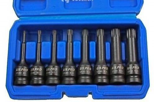 Schlagschrauber Innen-Vielzahn Steckschlüssel-Satz US PRO
