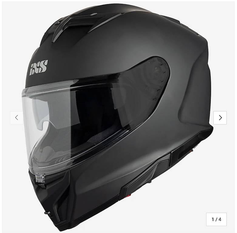 Integralhelm iXS912 SV 1.0, matt schwarz, Grösse L (59-60cm)