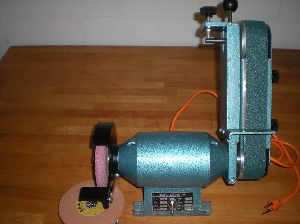 Wasu Bandschleifmaschine Schleifscheibe Drahtbürste