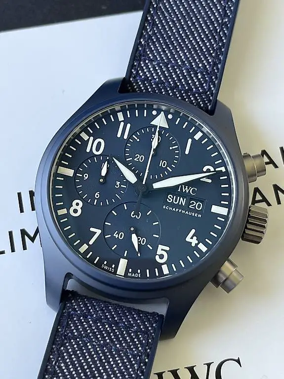 IWC Flieger Chronograph Top Gun Oceana mit Garantie bis 2031