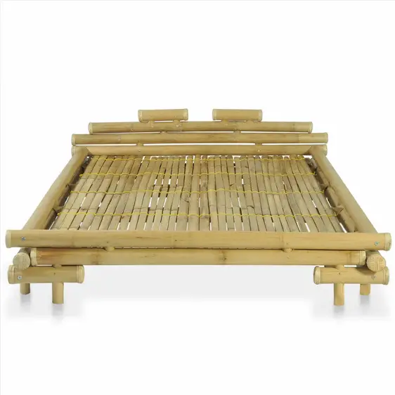 Bettgestell Bambus 140×200 cm