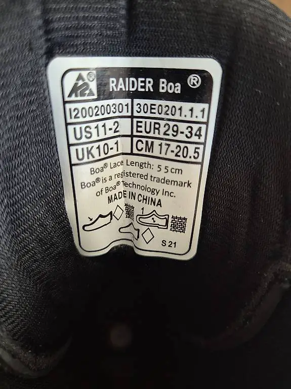 K2 Raider Boa S (29 bis 34)