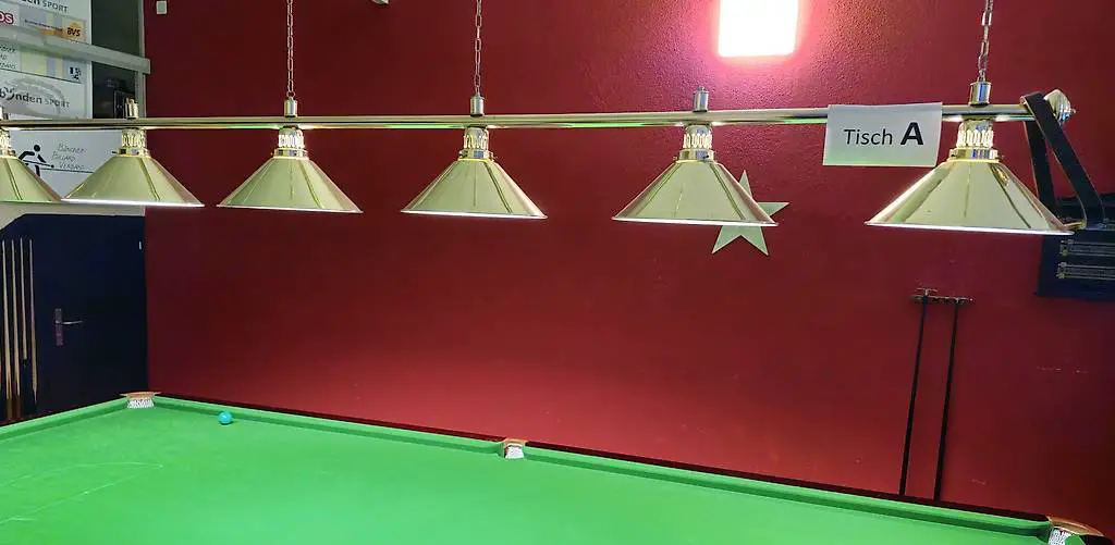 6 - flammige Snookerleuchte in Ms/Ms