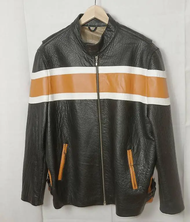 Lederjacke Herren XL, (56/58) Harley Davidson Stil NEU