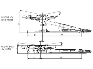 MERCEDES-BENZ, NUR: Hub-Sattelkupplung V. Orlandi, Zubehör / Diverses