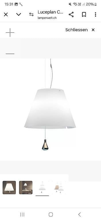 Pendellampe Luceplan Costanza