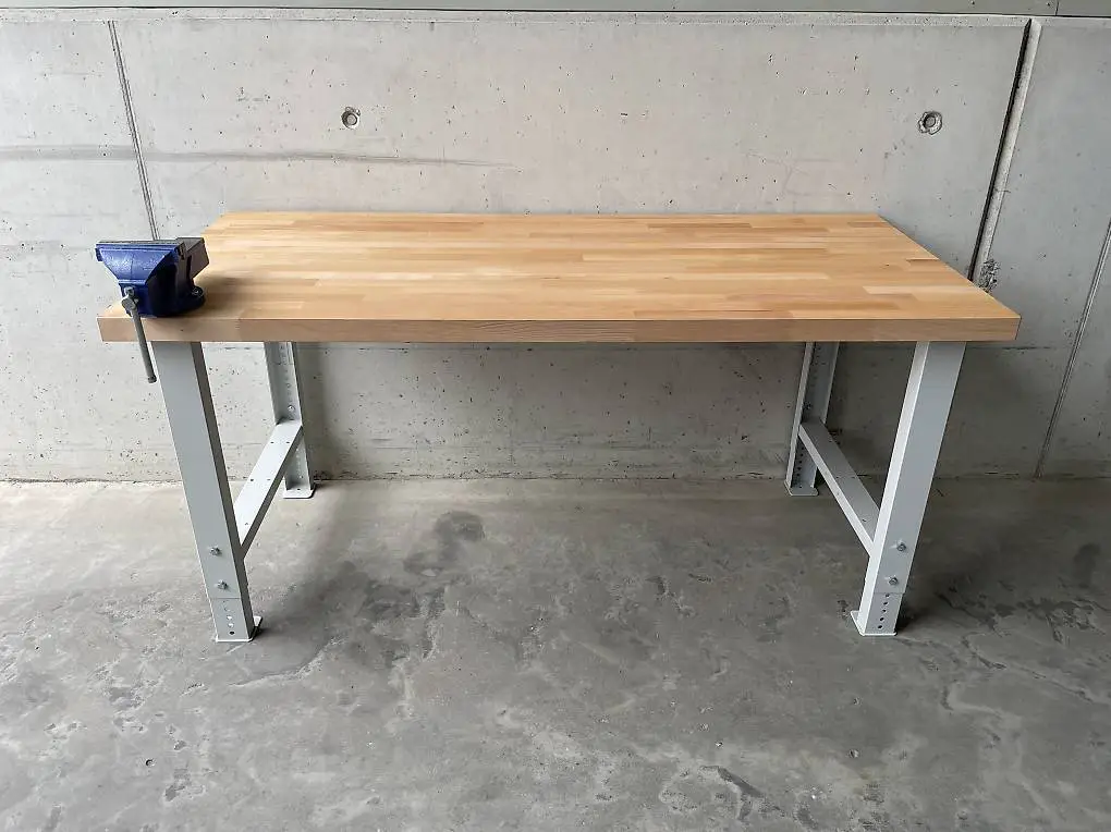 Lista Werkbank Buchenplatte Höhenverstellbar