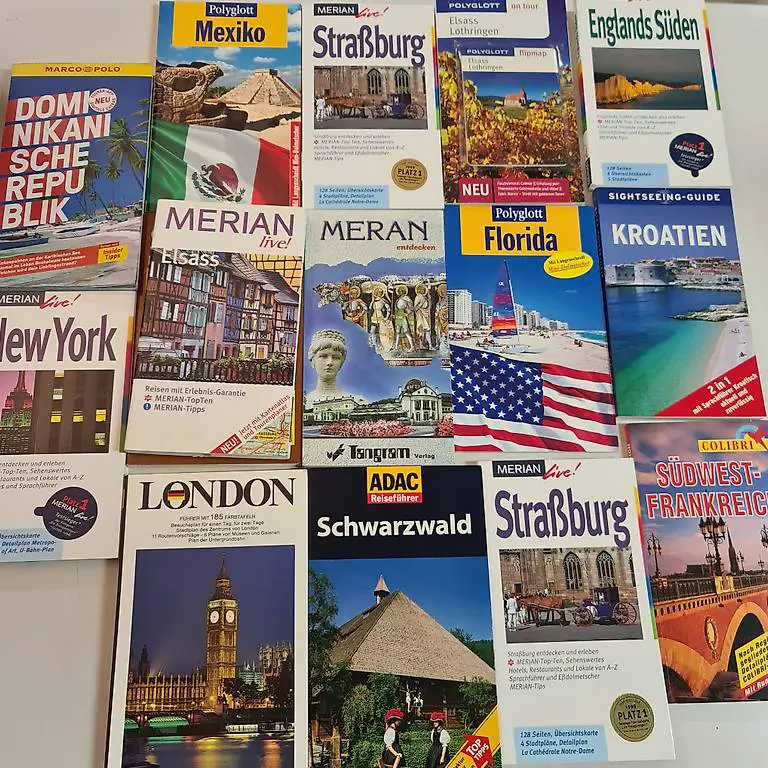 diverse Reiseführer Marco Polo, Merian, etc.