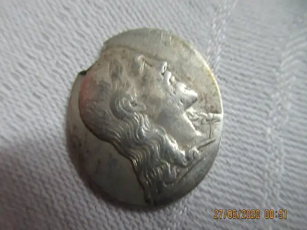  Anhänger, Medaille, Silber von 1903, eine Antiquität