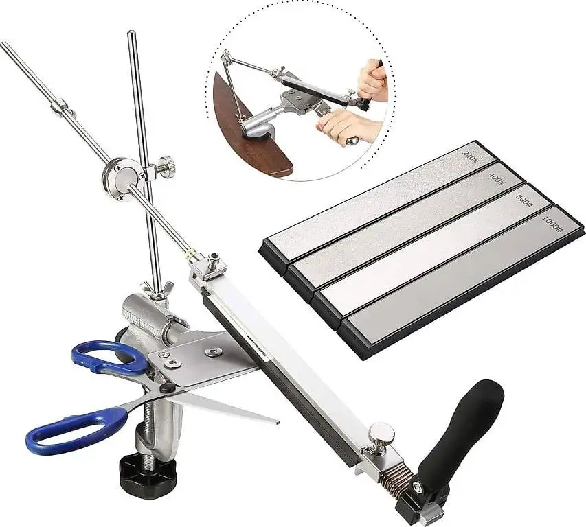 Messerschärfer Edelstahl Messerschleifer Set