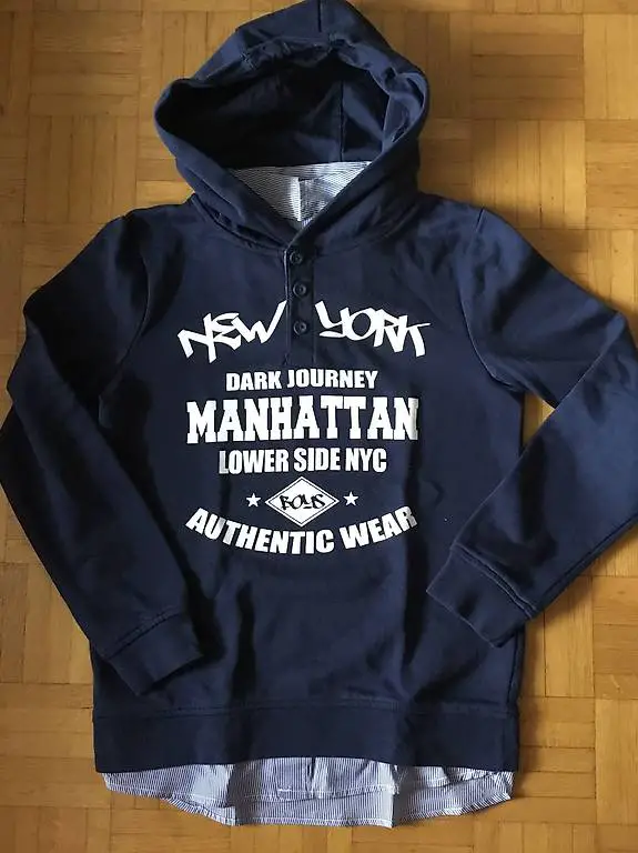 Neuer Pulli mit Hemdkragen Gr. 158/164