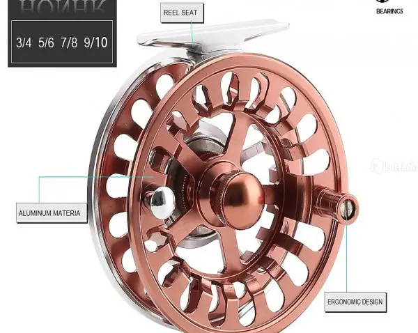  SeaKnight Gefräste Aluminium Voll Metall Fliegen Angeln Rad