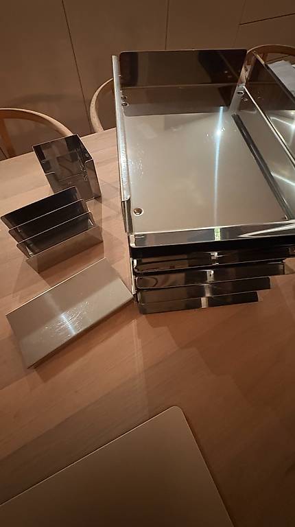 Büroaccessoires Stahl, 6 Fächer usw.