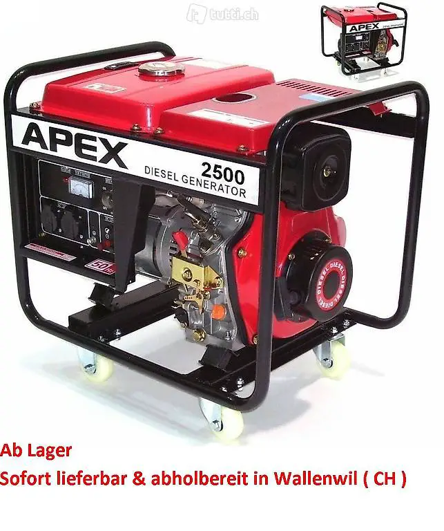  Diesel Stromerzeuger 2500 12V 211ccm 3,5kW