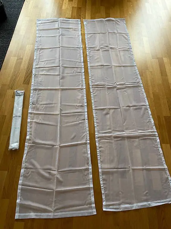 Flächenvorhang / Schiebegardine weiss Neu