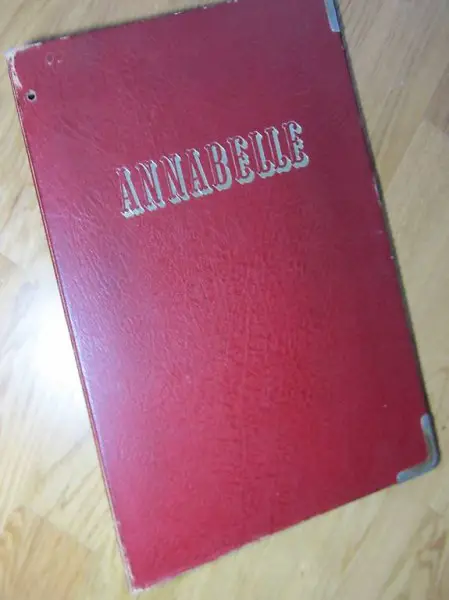 ANNABELLE Sammel-Ordner Mappe Original Retro