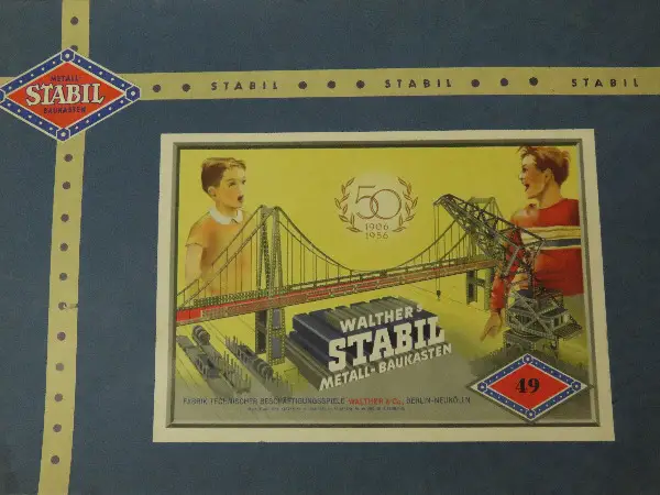 Stabilo Metall Baukasten, 50 Jahre alt