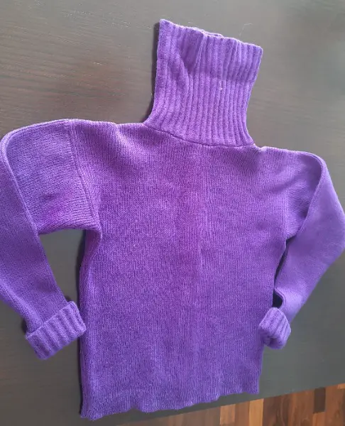 Strick Pullover, violett, Wolle, unisex, sehr warm, 42