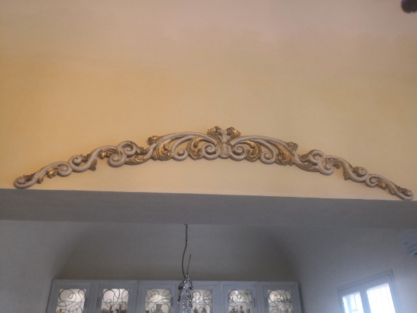 Sopraporta 1.54 x 30 gebogen