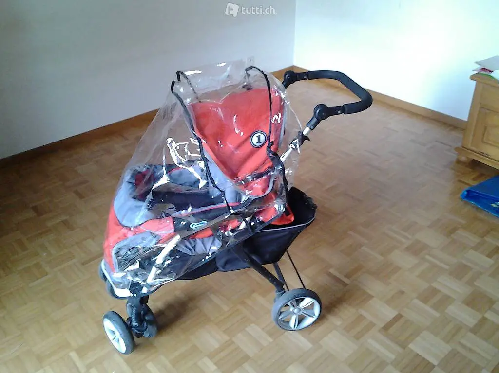 passeggino pieghevole con ruote gemelle