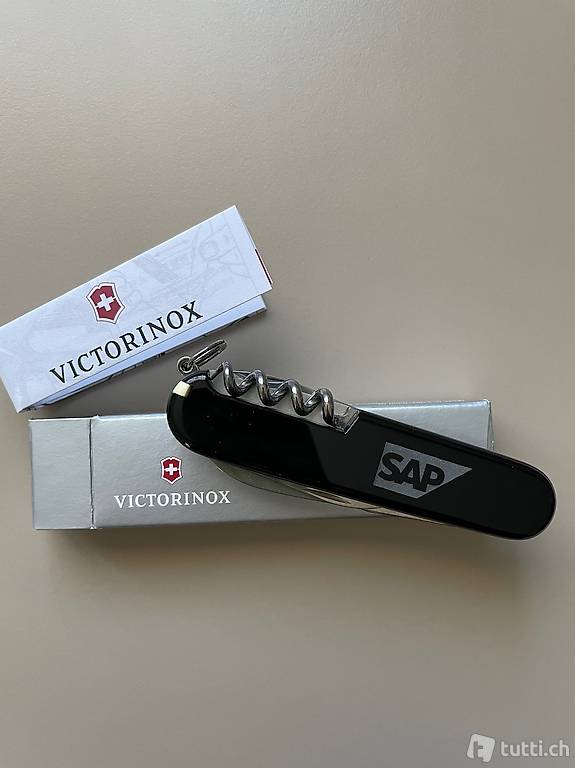 Taschenmesser Victorinox, schwarz, Spez.Edition SAP