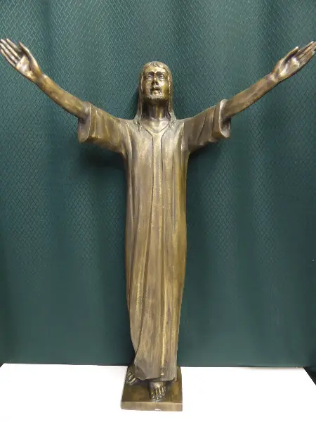 Bronzefigur Christus